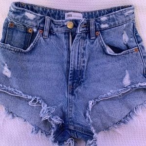 Zara jean shorts